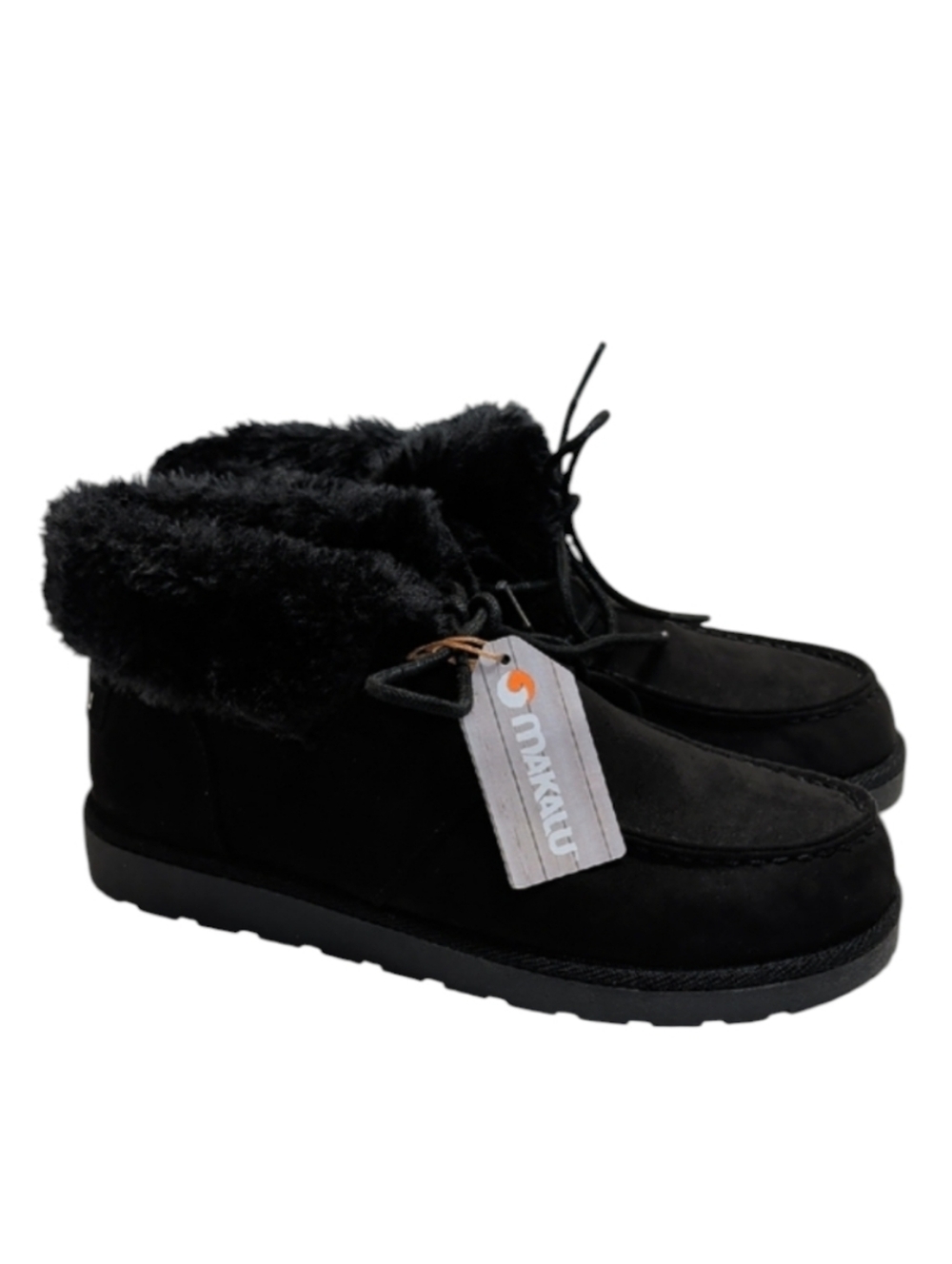 Makalu California Della Black Faux Fur-Lined Winter Boots Size 7.5